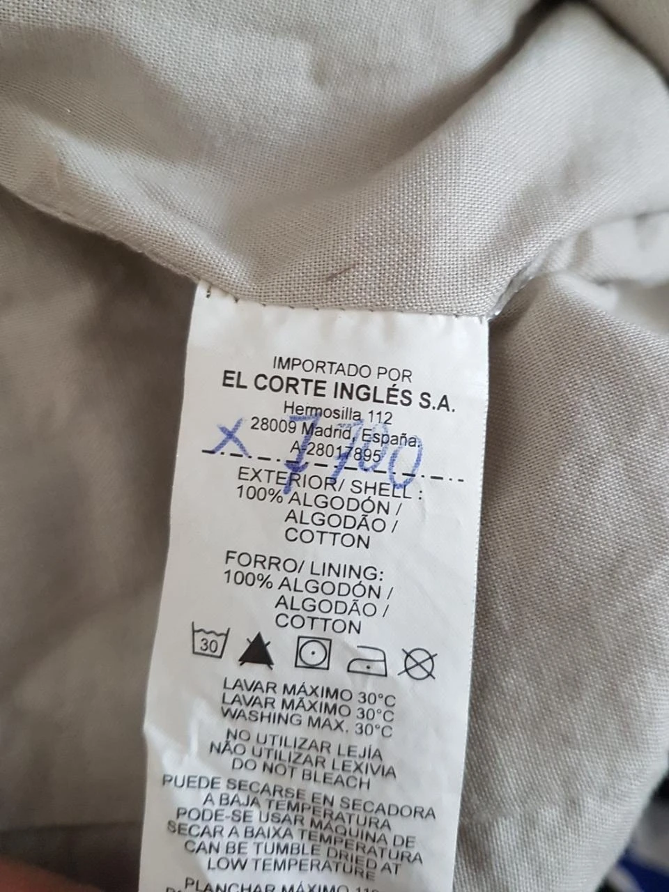 ✨Middellange beige trenchjas 100% katoen Easy Wear (El Corte Inglés) - M – photo 6